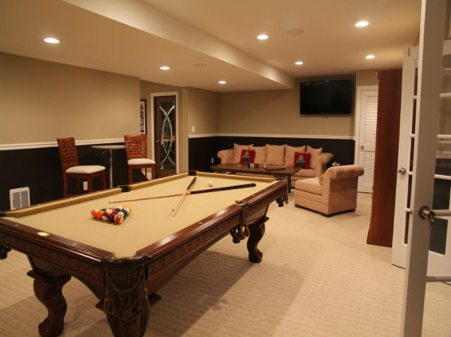 The Basic Basement Co. - finished basement with game room - November 2012 - New Jersey