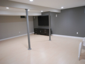 The Basic Basement Co._finished basement with home theater_North Brunswick-NJ_November 2015