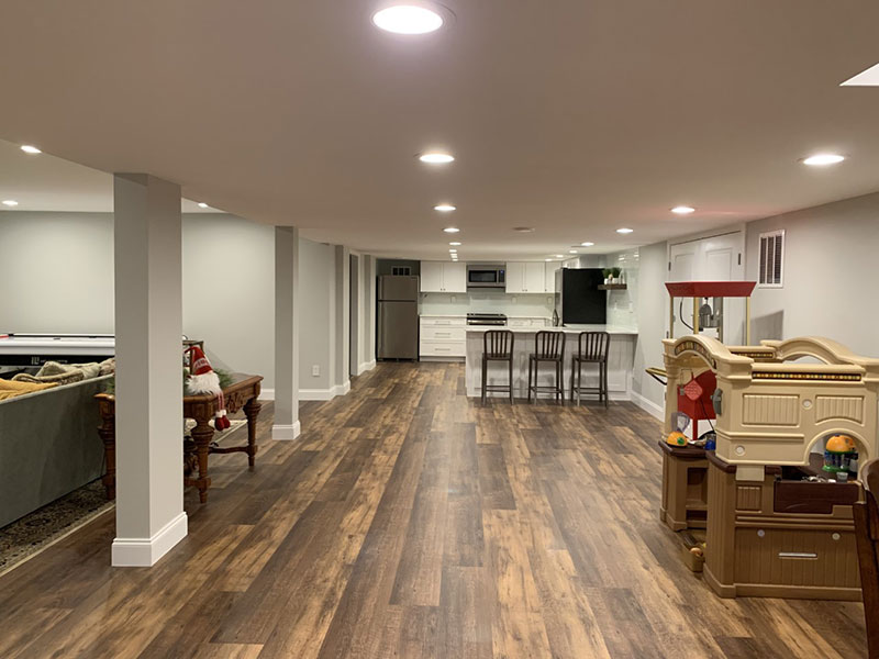 The-Basic-Basement-Co.-Finished-Basement-With-Full-Bathroom-And-Kitchen-East-Brunswick-NJ-December-2019