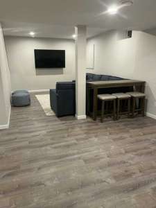 The Basic Basement Co. - Finished Basement with a Full Bathroom - Monroe, New Jersey - April 2022