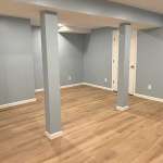 The Basic Basement Co. - Finished Basement with flooring installation - Lawrenceville, New Jersey - February 2023