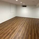 The Basic Basement Co. - Finished Basement with flooring installation and painting - Moorestown, New Jersey - August 2023